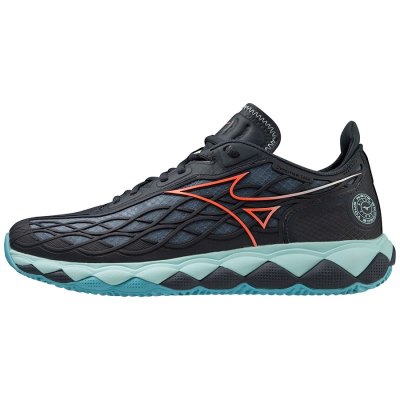 Zapatos Mizuno WAVE Enforce Tour CC Mujer Negros / Rojos / Turquesa - Chile M560AOUQFM